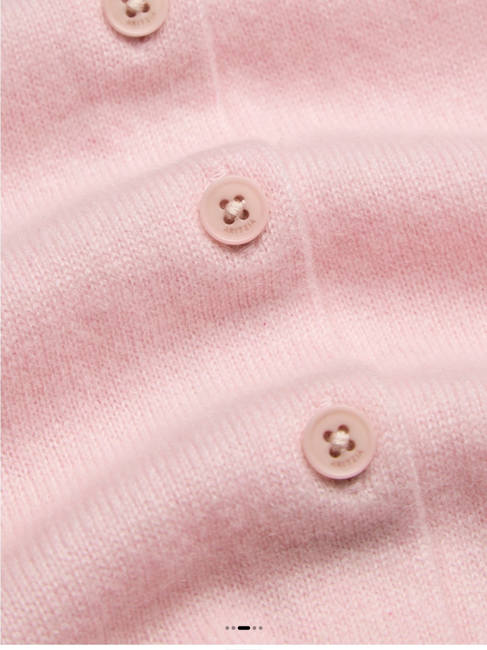 Aritzia Cashmere Noteworthy Shortsleeve Cardigan - Picture 3 of 5